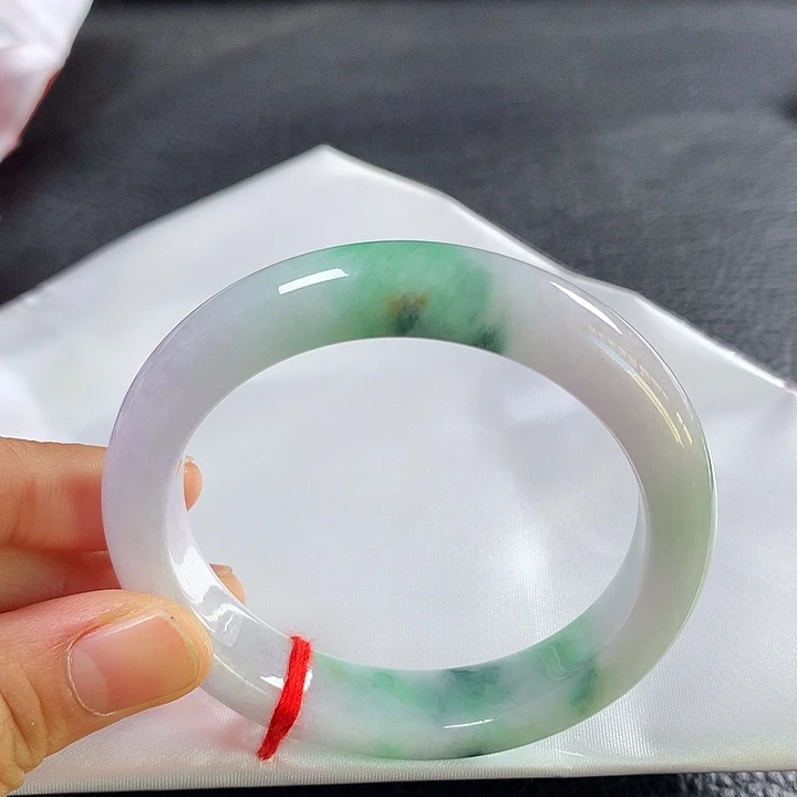 翡翠未镶嵌手镯55圈
