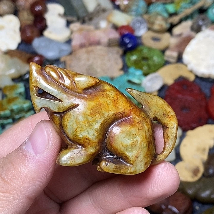 和田玉未镶嵌颈饰163