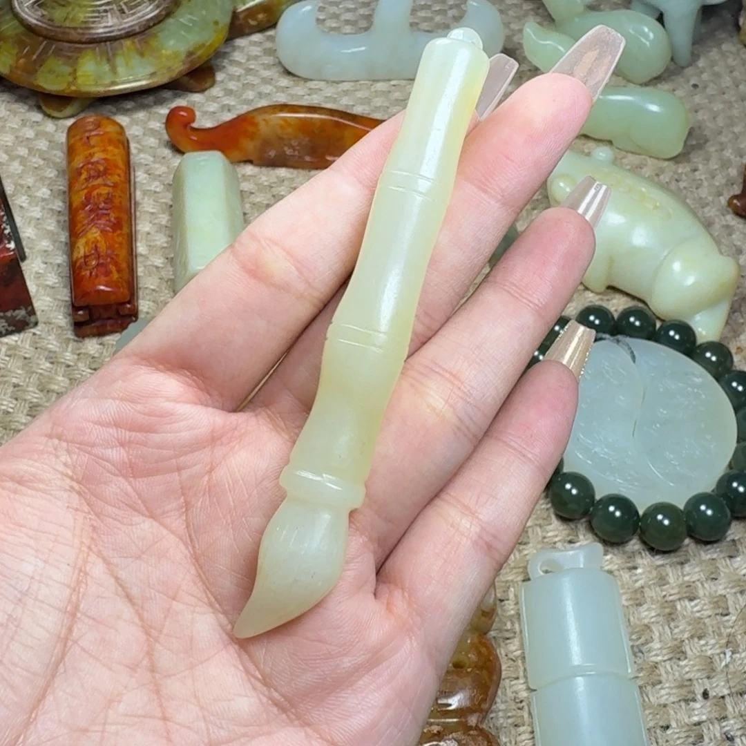 白玉菩提吊坠挂件