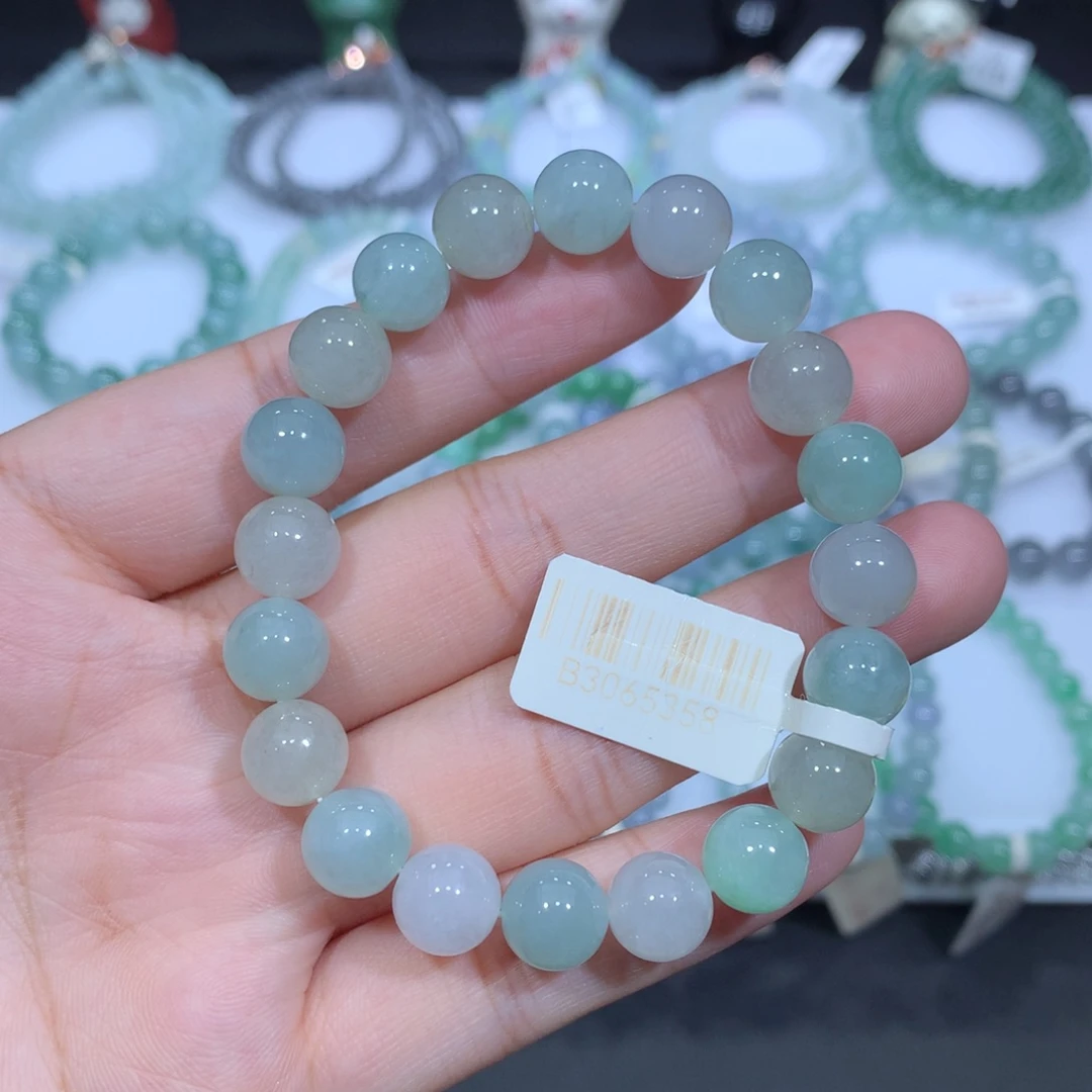 未镶嵌手串翡翠天然