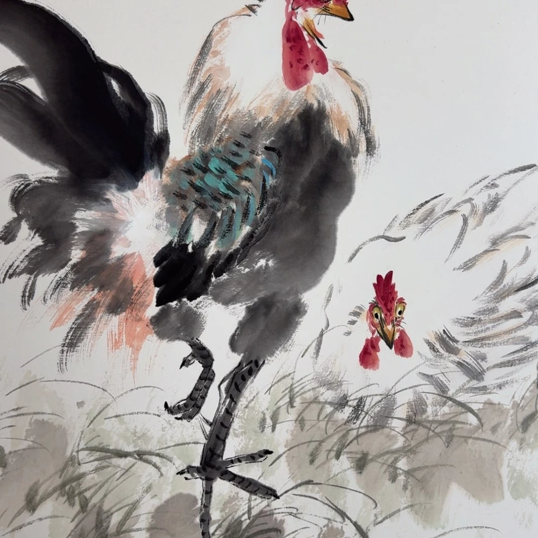 国画国画作品山水花鸟纯手绘