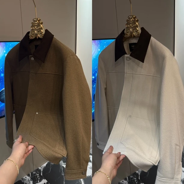 「星漓轻奢出品」150/XINGLI/2025/高端欧货羊毛混纺鹅绒内胆羽绒服