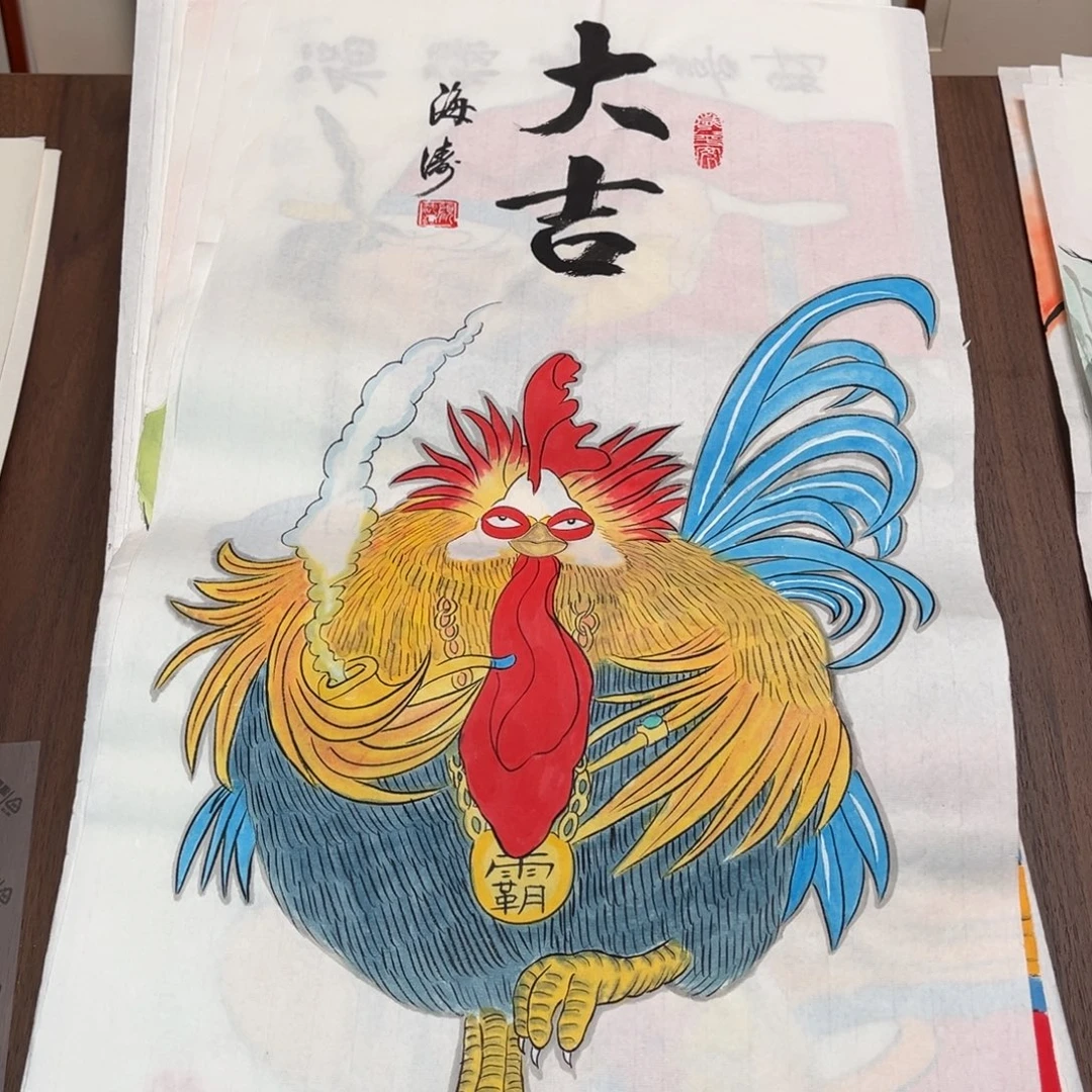 国画纯手绘作品禅意画作品