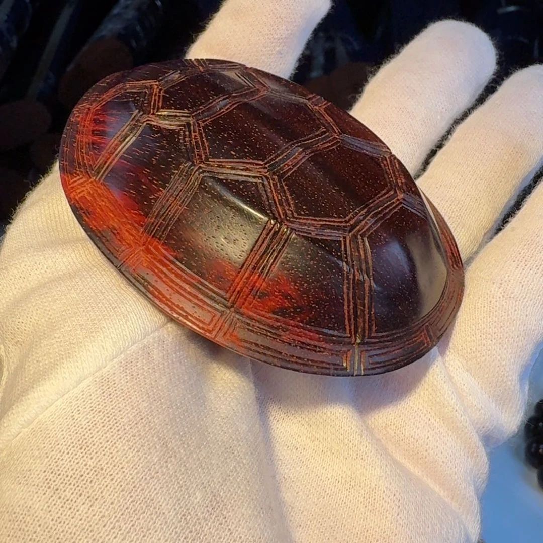 印度小叶紫檀三味线古琴天神料富甲天下手玩件纯手工雕刻