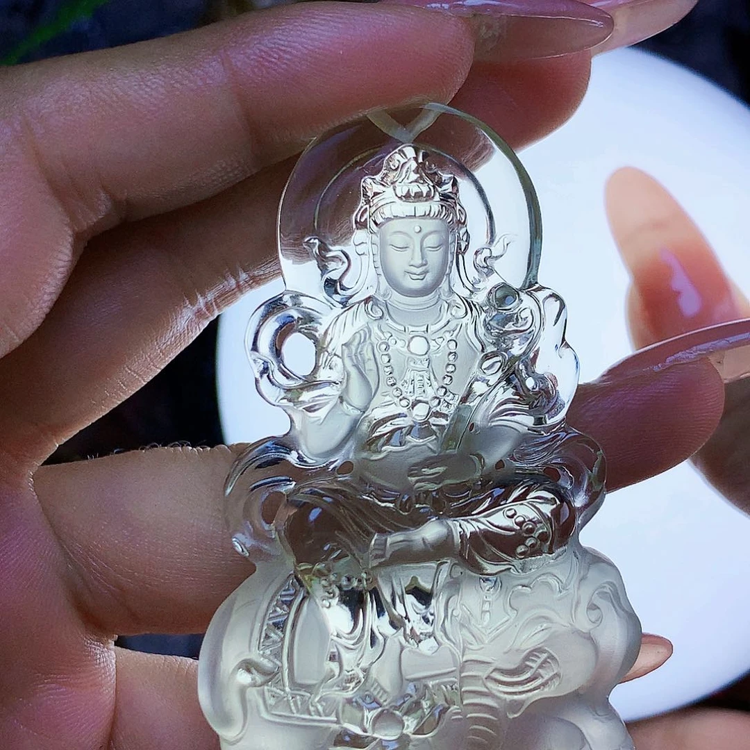 水晶颈饰未镶嵌?****謨，