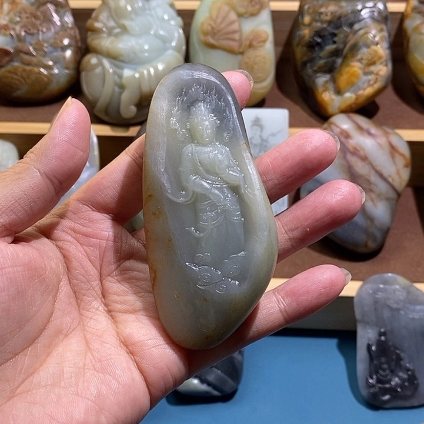 【闪购商品】和田玉未镶嵌把件小*头定制