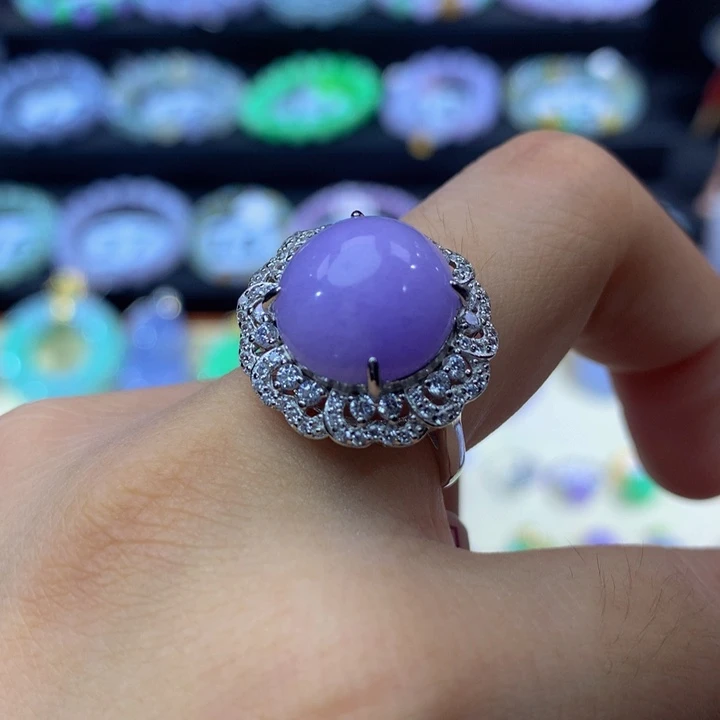 翡翠银S925镶嵌手链翡翠