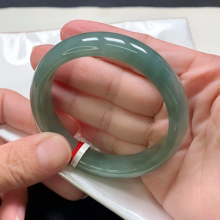 翡翠未镶嵌手镯手镯56