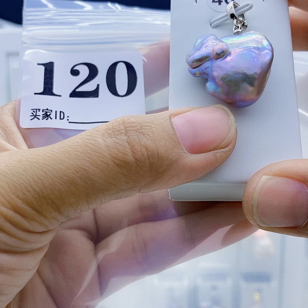 颈饰钛钢淡水珍珠