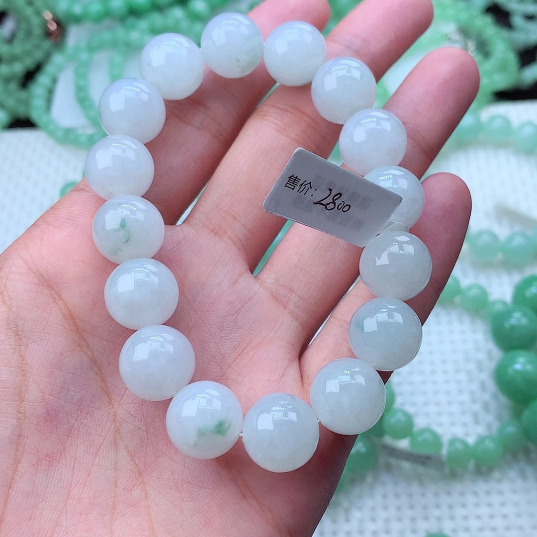 翡翠未镶嵌毛衣链