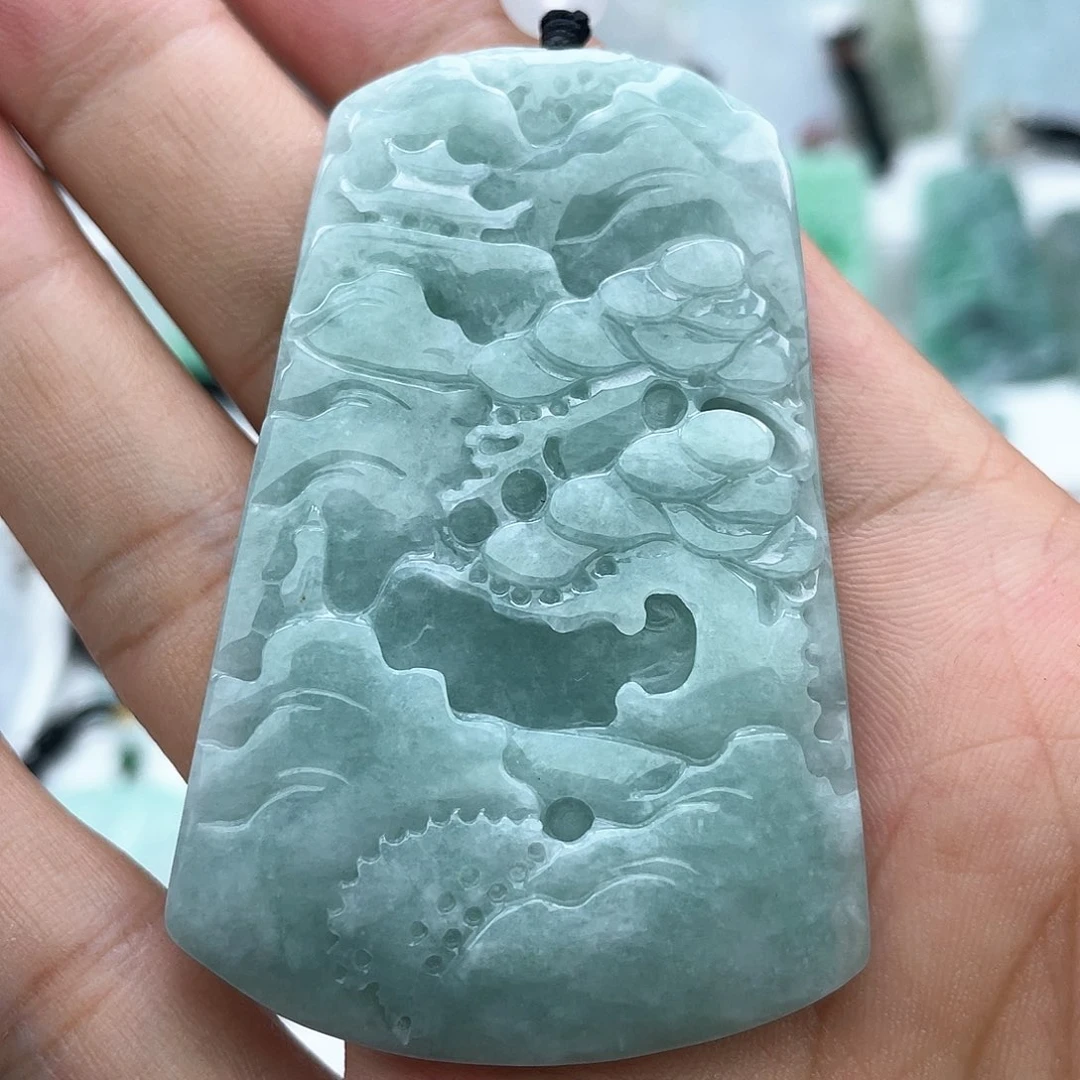 颈饰未镶嵌翡翠翡翠