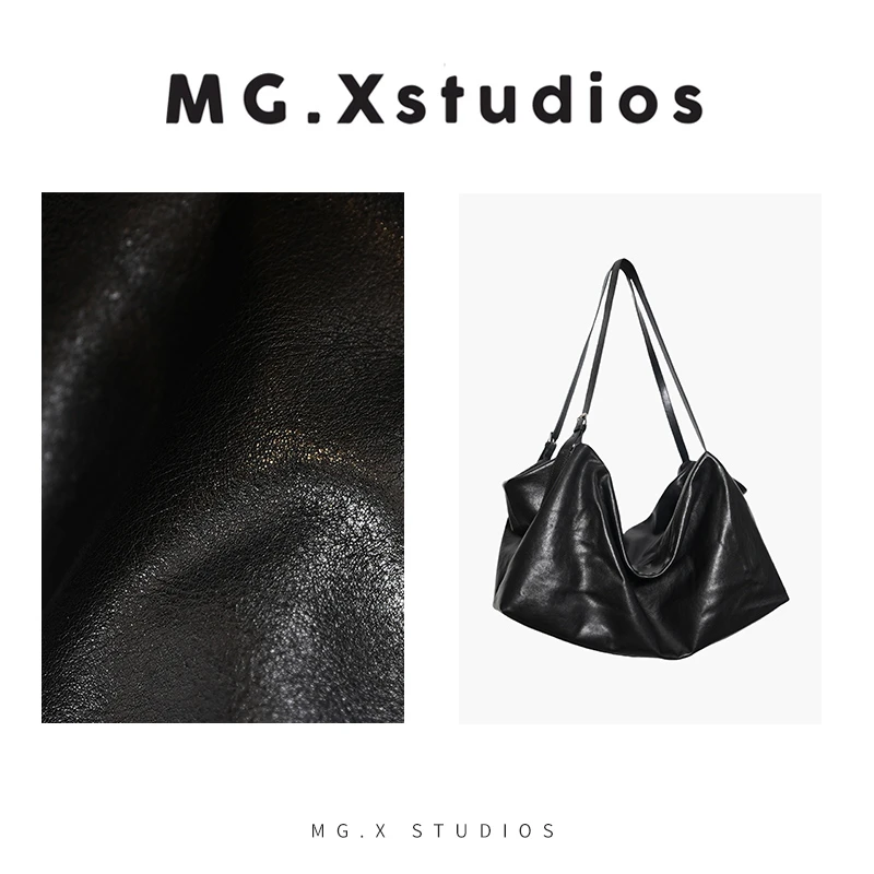 【都市旅行】MGX超能装牛皮旅行包大容量单肩斜挎包DPMO5C108