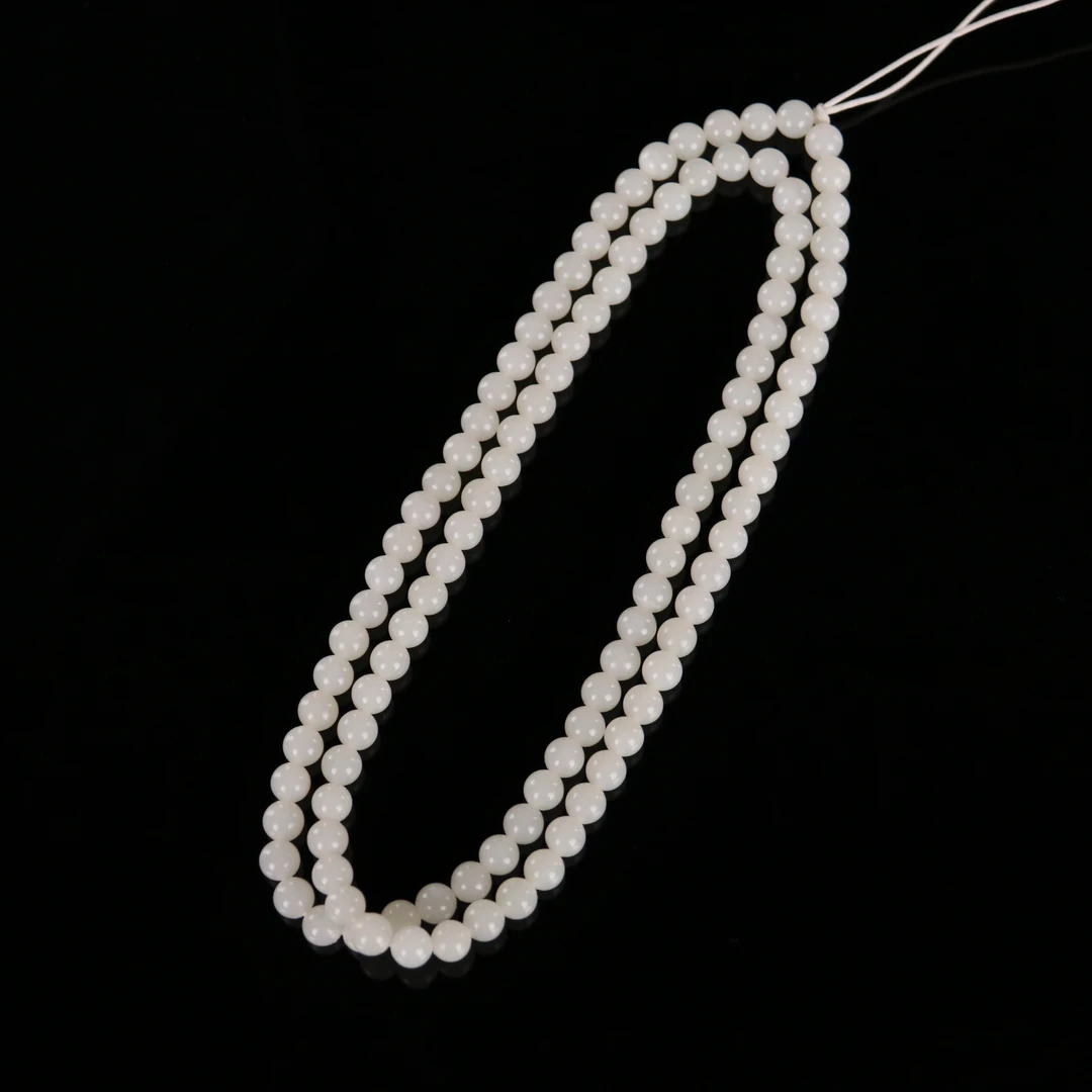 YLG  和田玉米达料108珠链卡6