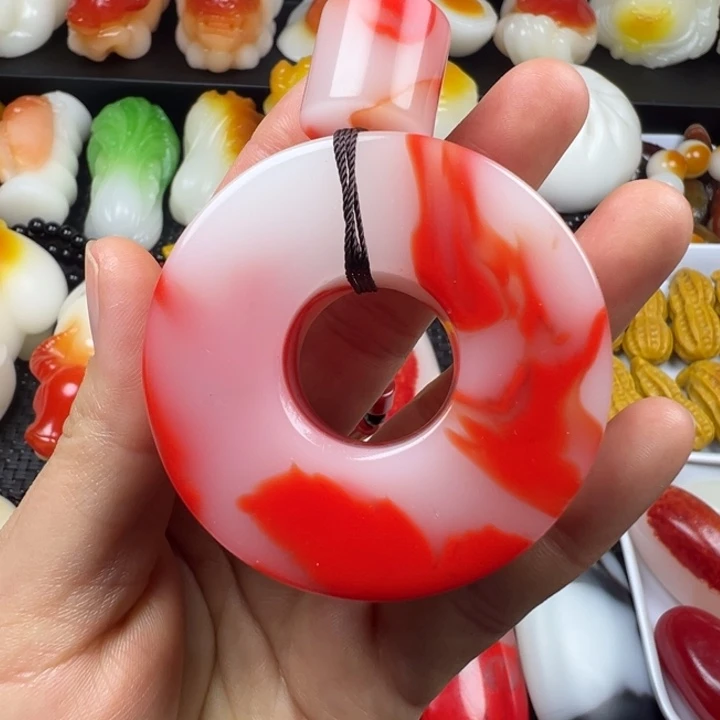 新疆戈壁五彩石金丝