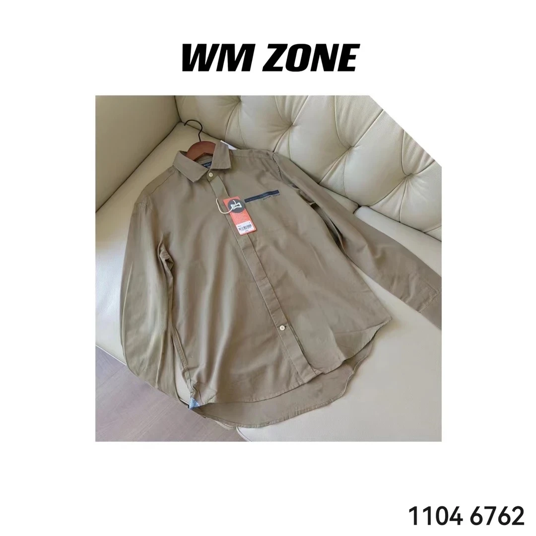 虎儿 4-5-1746  6762 袋口压胶休闲长袖衬衫