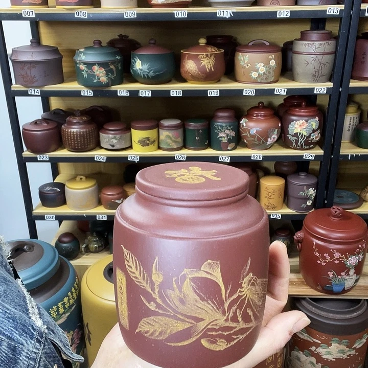 紫砂茶叶罐紫砂茶叶罐