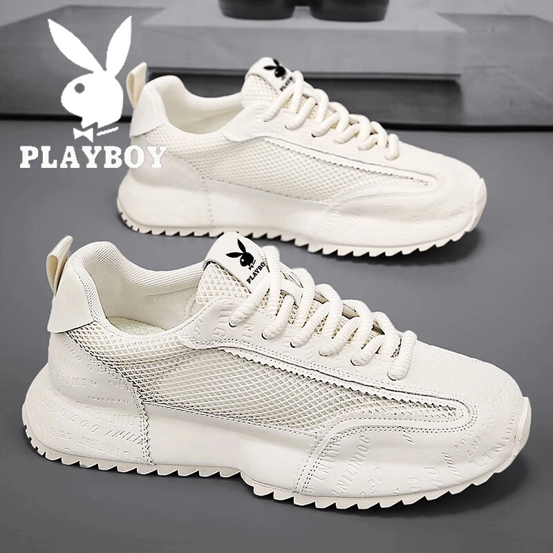 花花公子男鞋夏季透气2025新款网面运动休闲百搭男士老爹鞋子男款