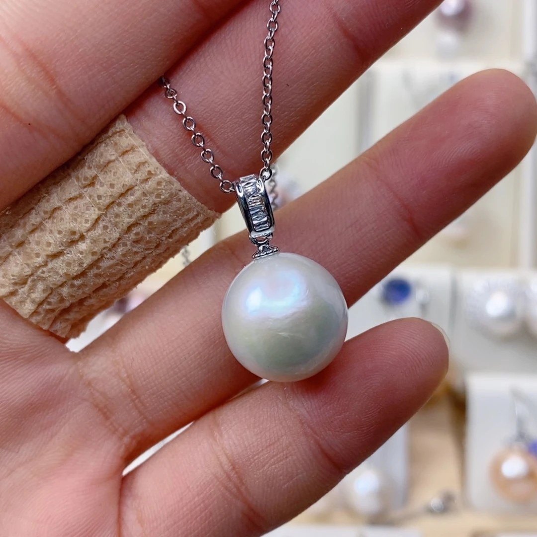 淡水珍珠吊坠(赠链)合金
