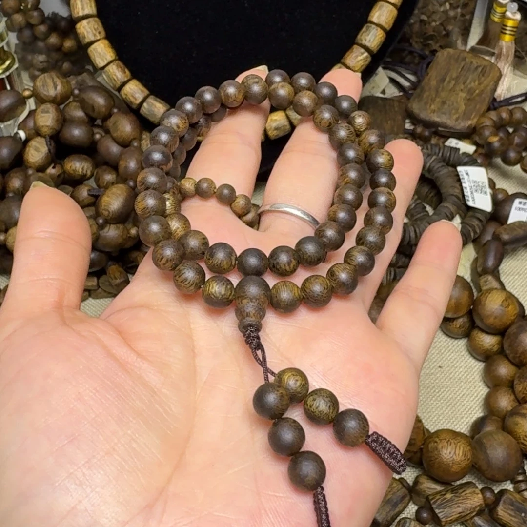 手串沉香双圈糖结卡7-9克多样性发货一条