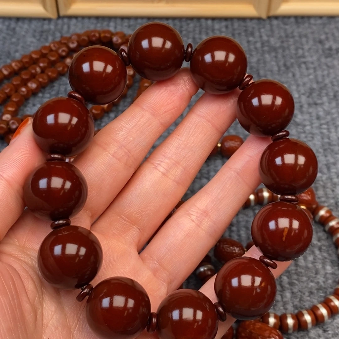 @****橄榄核手串/手链19光柱