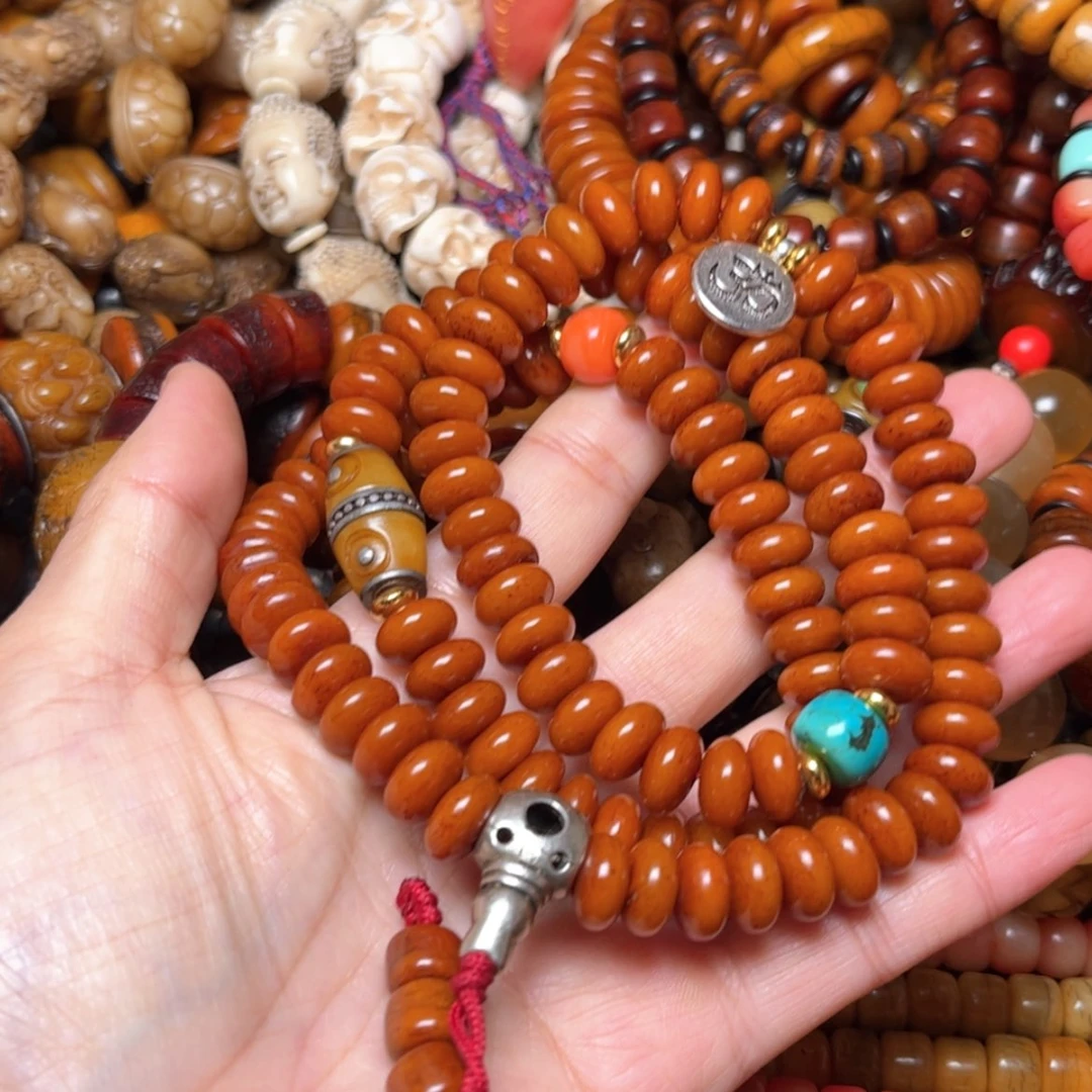 【闪购商品】牛骨手串/手链牛骨11×108颗