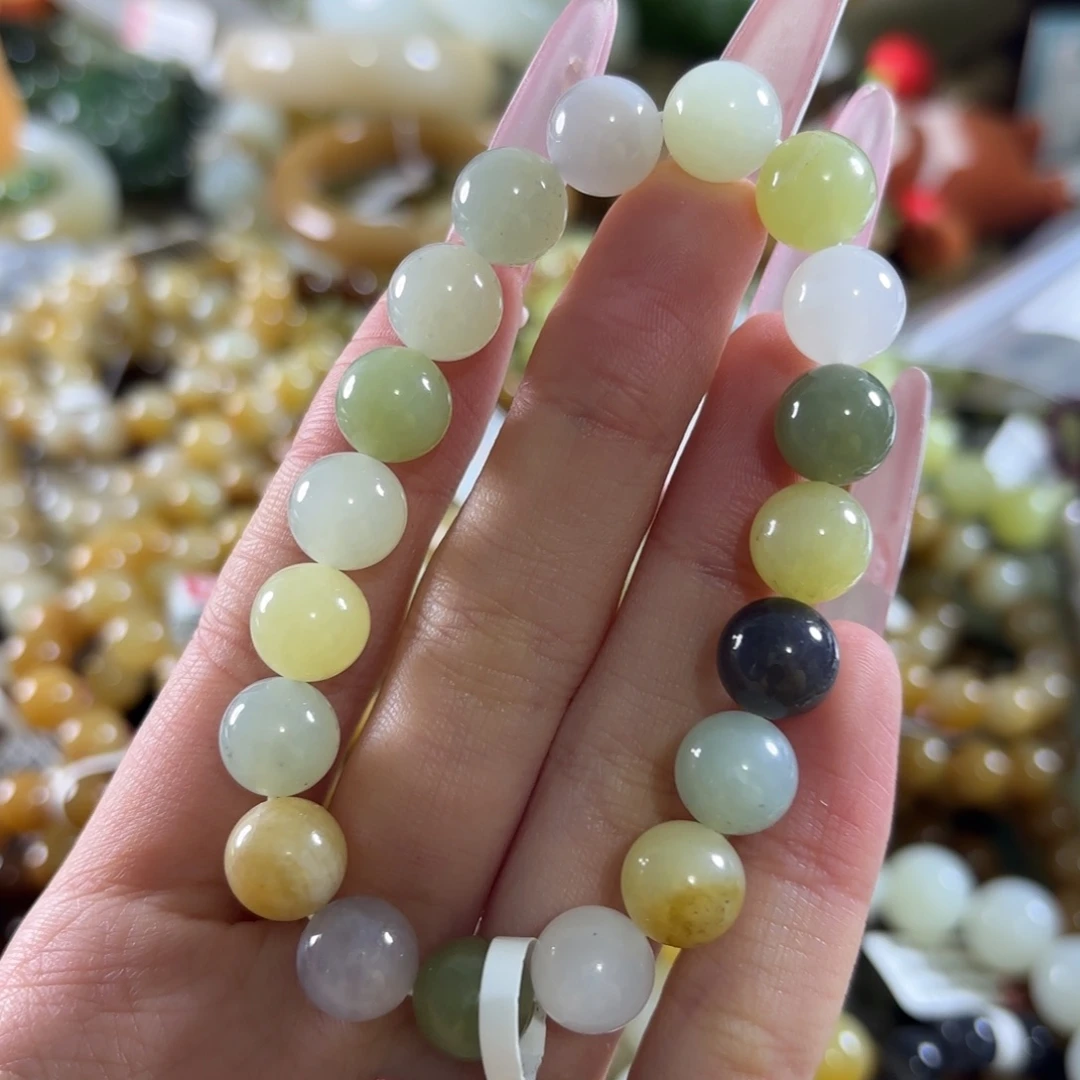 和田玉未镶嵌手链169