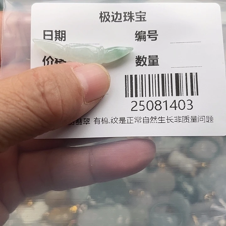 翡翠未镶嵌颈饰挂件