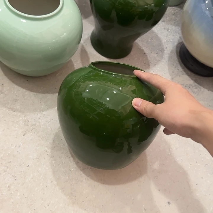 白泥花盆微瑕无孔