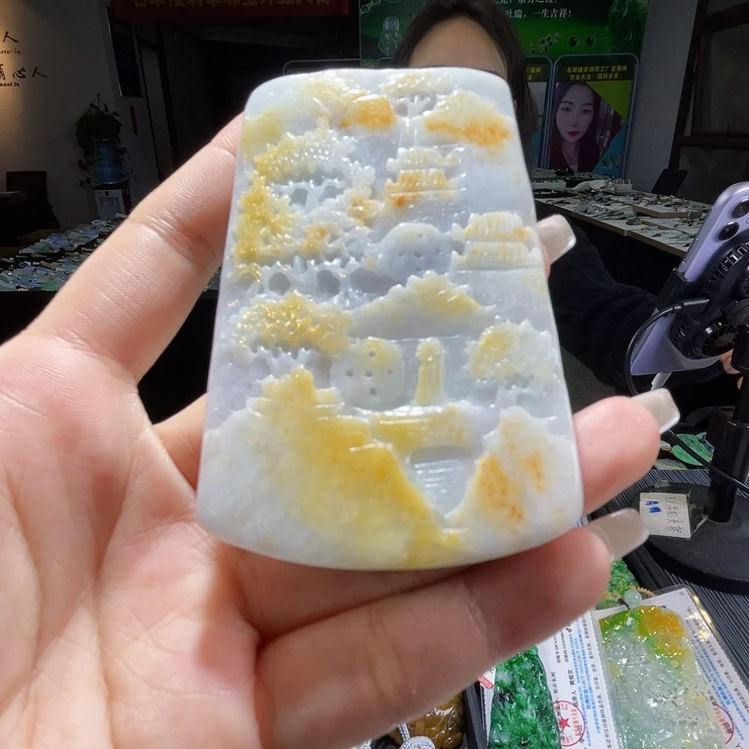 颈饰未镶嵌翡翠一