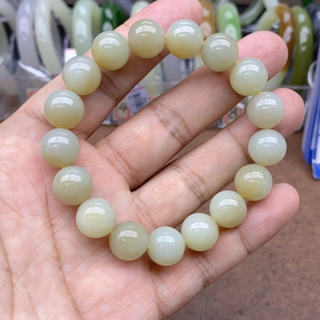 和田玉未镶嵌手串