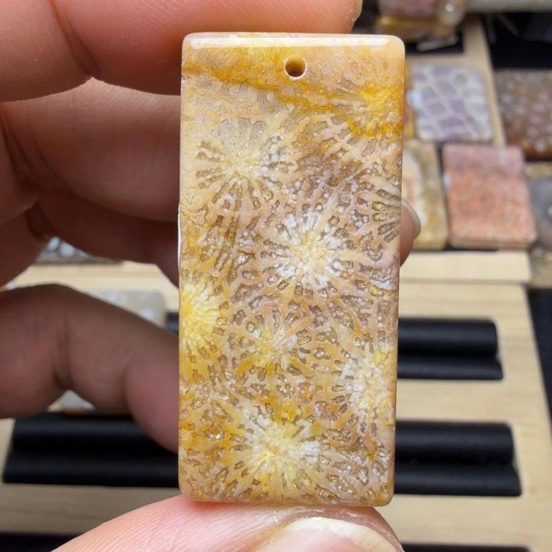 硅化玉未镶嵌纯天然色有机玉石保真色