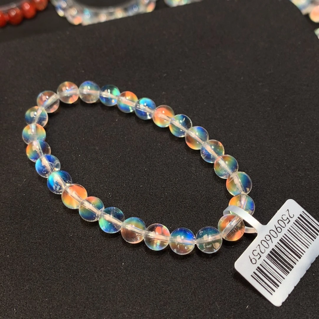 H***利月光石手链未镶嵌7