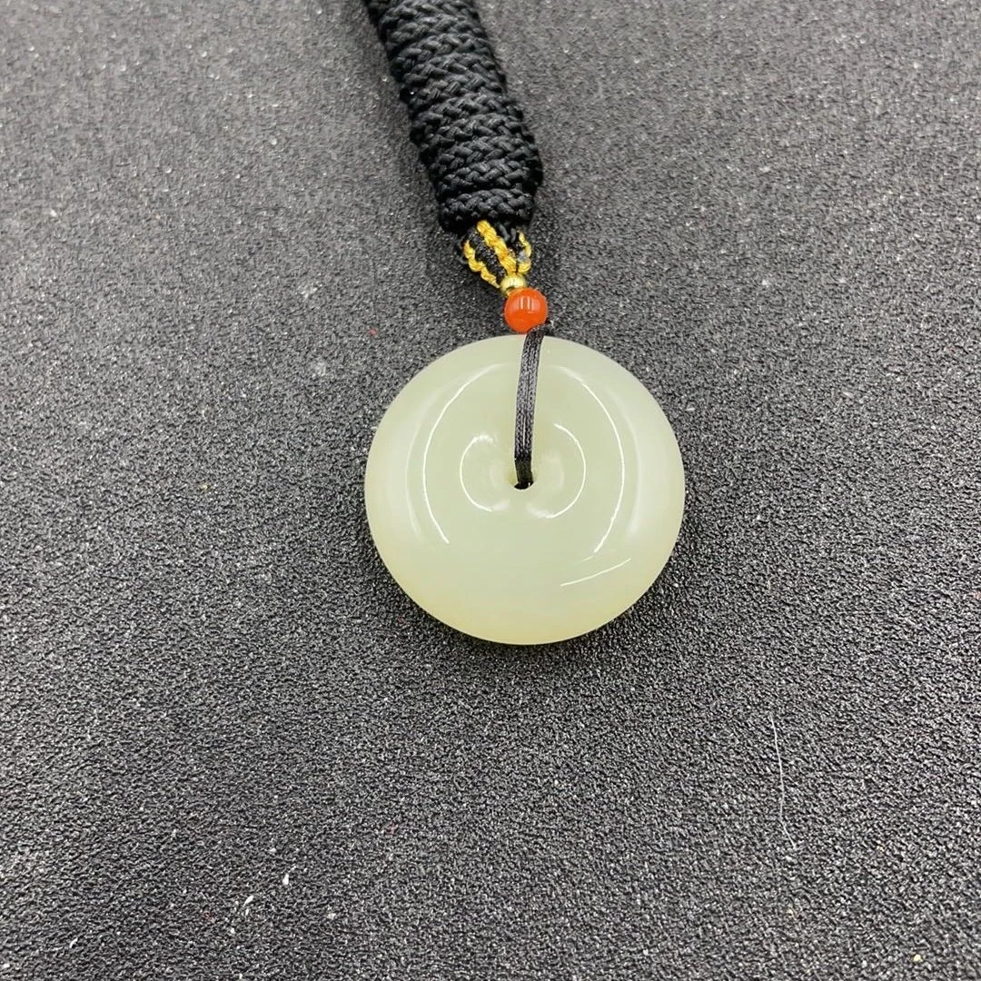 BY0226FHLZ标058 和田玉平安扣