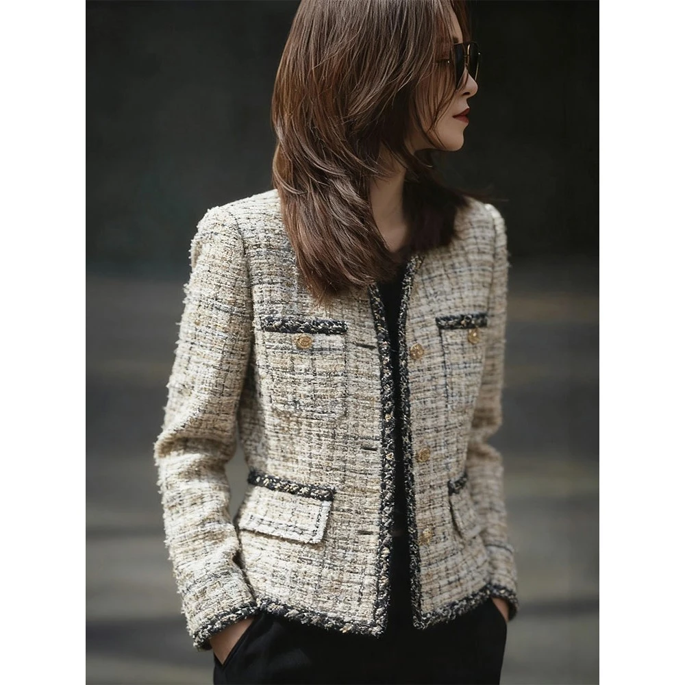 今年流行漂亮气质高级感小众不撞衫小香风西装外套女2025秋季新款