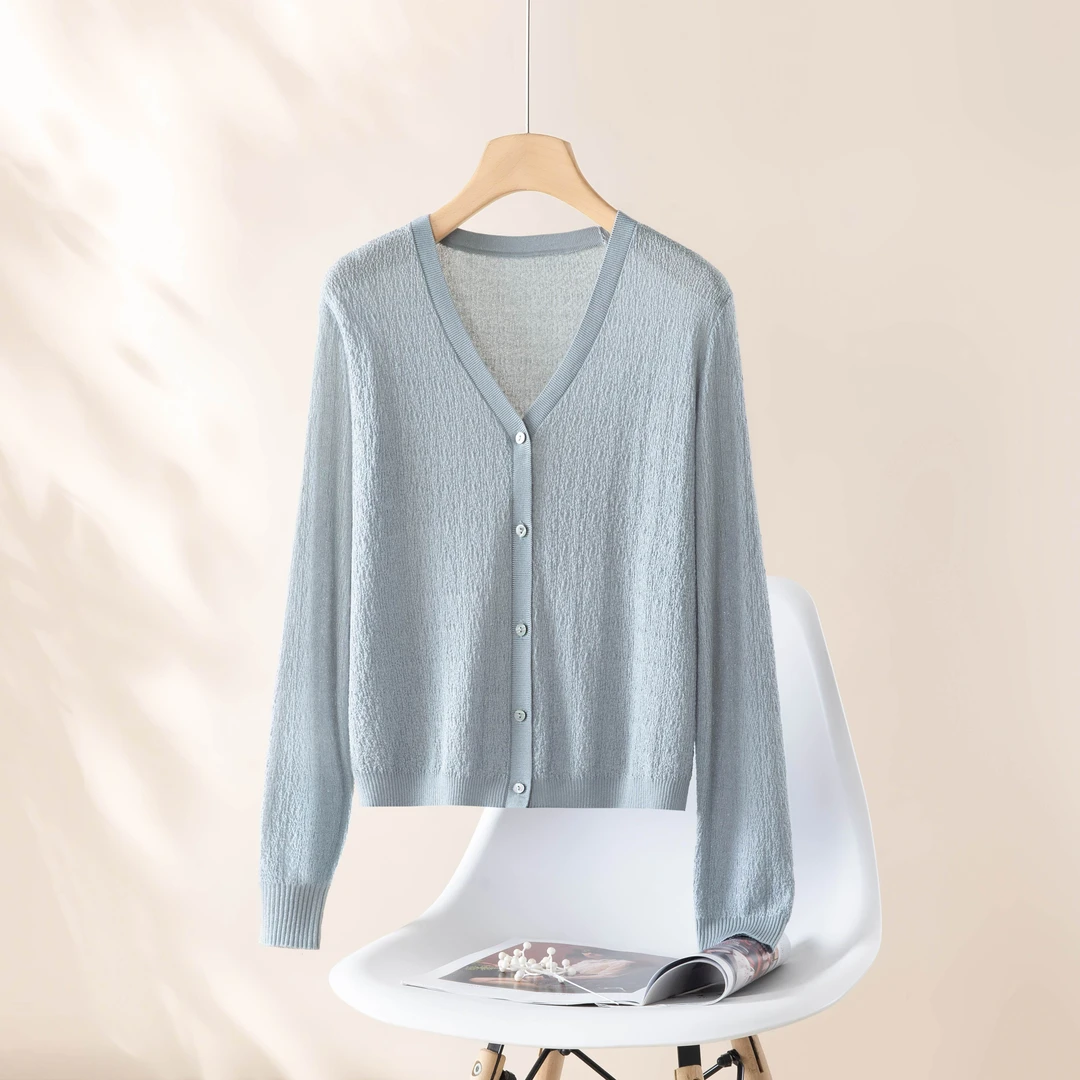 【萍姐专属】百搭修身针织外套开衫