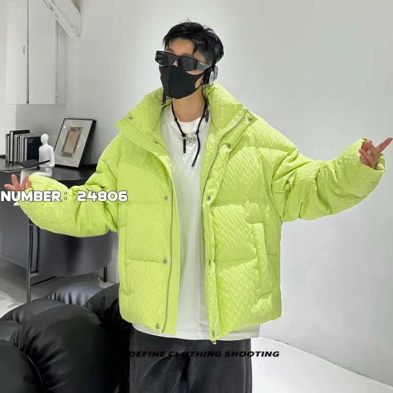 24806  小众潮牌买手设计款棉服外套  D1