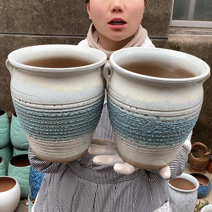 紫砂花盆正品口18高22