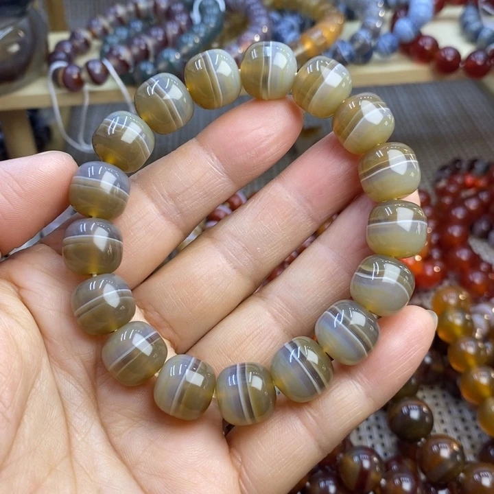 玛瑙/玉髓未镶嵌手链