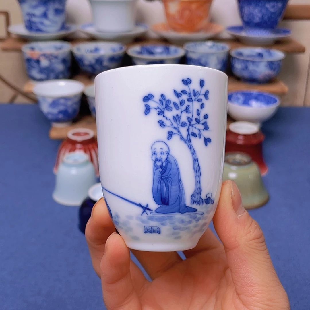 景德镇手工陶瓷茶杯