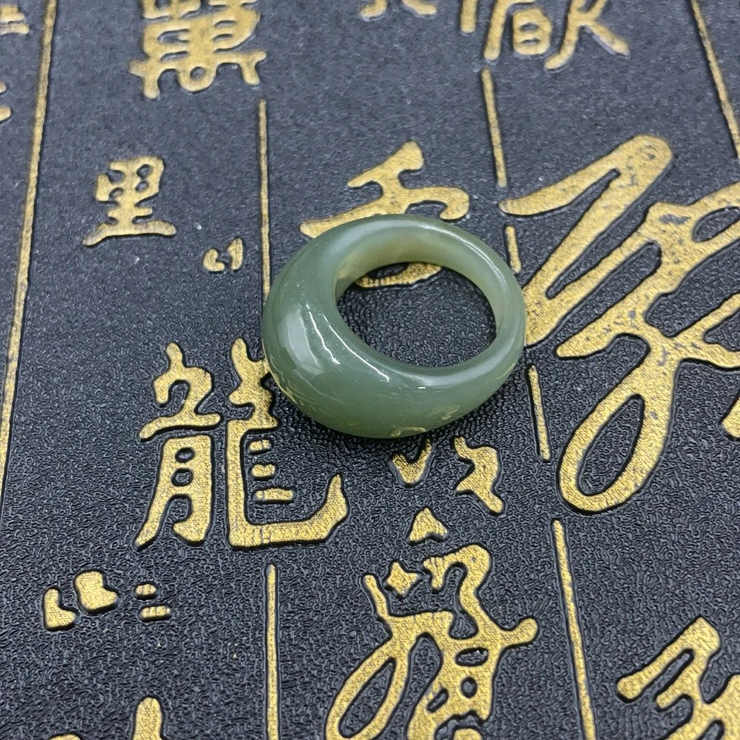 BY0704FZJT标052 北玉精选 和田玉戒指