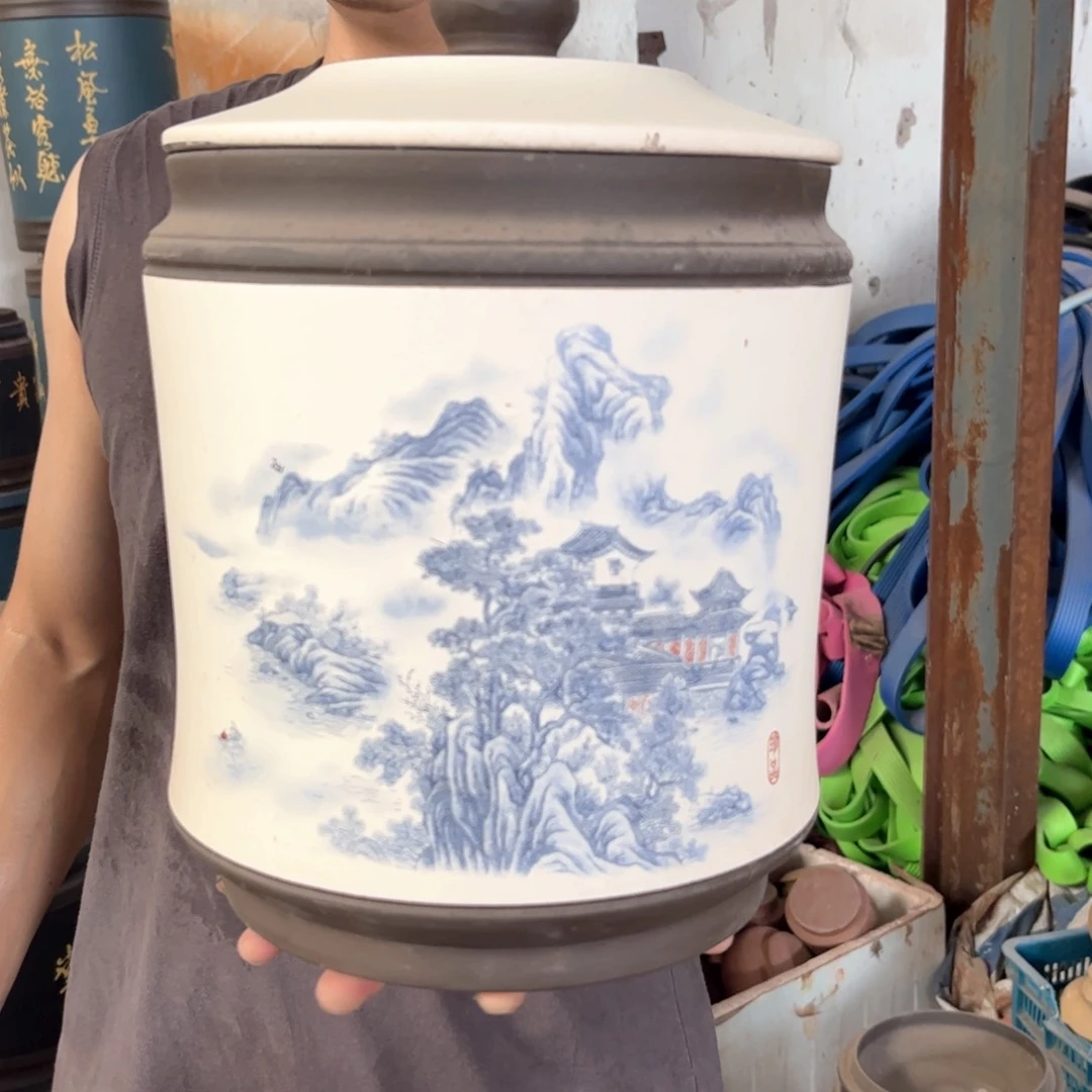 紫砂茶叶罐8 饼茶叶罐