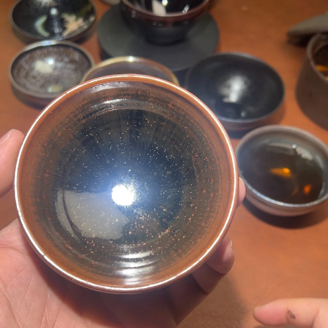 茶盏柴烧主人杯建窑建盏茶盏