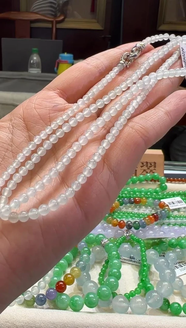 【白冰项链】翡翠项链未镶嵌（多样性发其一）CH13