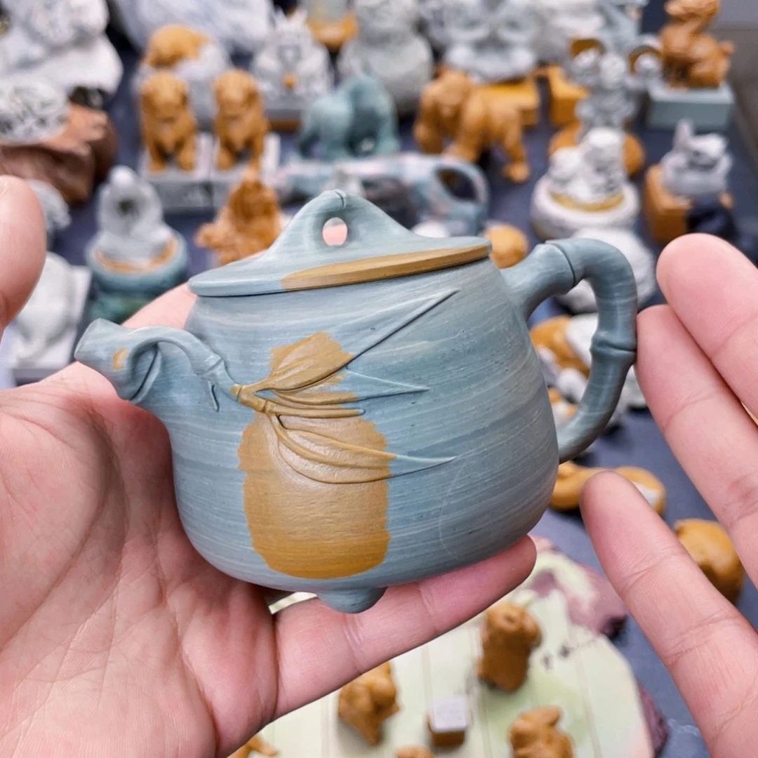 节节高升松花石壶