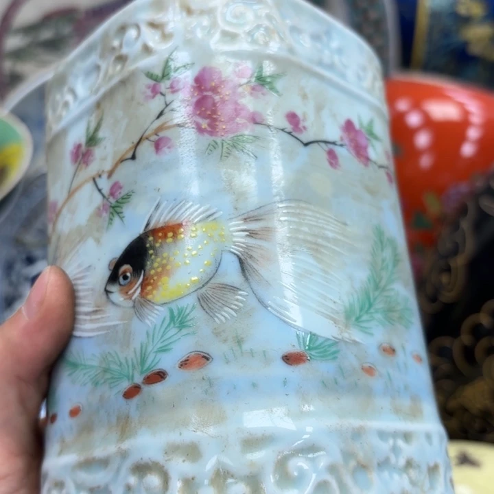 瓷片瓷器摆件 瓷器摆件