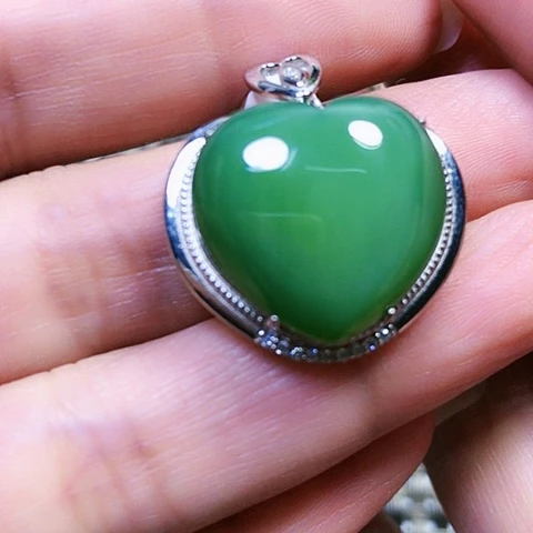 和田玉银S925镶嵌戒指