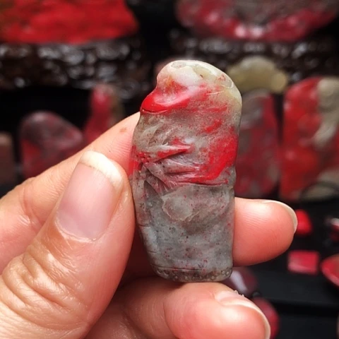 昌化鸡血石昌化鸡血石挂件