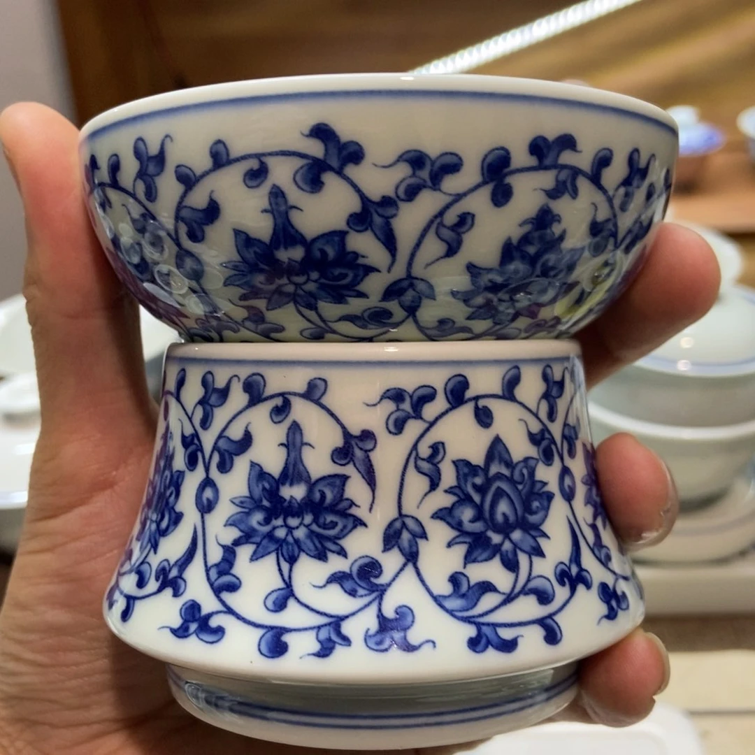 ?***?公道茶漏壶锦福窑茶具