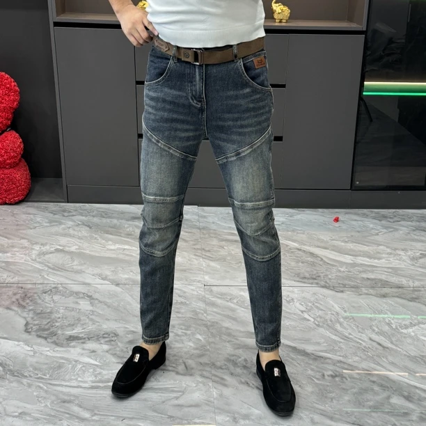 88930-秋季高品质时尚欧货修身小脚牛仔裤