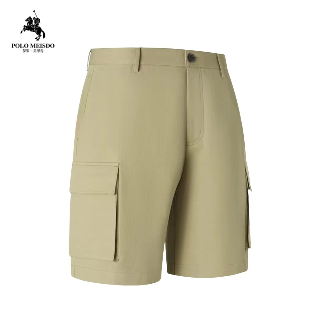 保罗美思得夏季薄款弹力中腰纯色男款短裤五分裤男士户外休闲裤